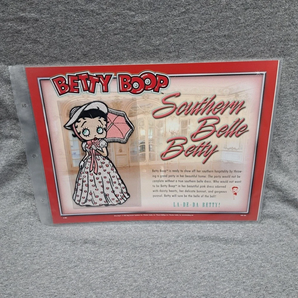 Betty Boop Patch Southern Belle Betty Clothing Patch Collectible Vintage Georgia